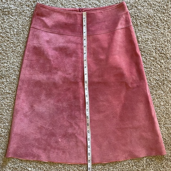 Vintage Arden B. Pink Suede Skirt - Picture 8 of 8